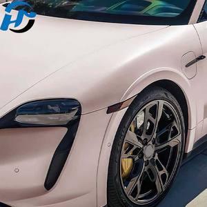 Pellicola Adesiva Super Opaca Rosa Bacca Effetto Litchi Impermeabile per <span class=keywords><strong>Auto</strong></span>, Adesivi in Vinile per Tuning <span class=keywords><strong>Auto</strong></span> e Moto - Product Image 6