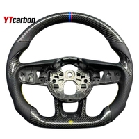 YTcarbon pour Lynk CO 03 03 + accessoires d'intérieur de voiture Style de course volant en carbone véritable personnalisé
