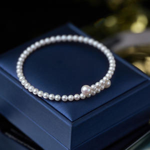 3mm Natural Freshwater <b>Pearl</b> <b>Bracelet</b> Light Luxury Stacked Style White Titanium DIY Fashion <b>Bracelet</b> for Women - Product Image 4