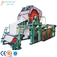 Machine multifonctionnelle pour la fabrication de papier toilette, gaufrage et perforation haute vitesse 200m/min, Schneider 15 tonnes/jour, écologique et économe en énergie