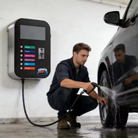 Station de lavage de voitures automatique 24h/24 sans surveillance avec certificat CE, paiement par carte Visa