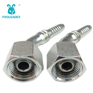 PROLEADER 20141 Raccordo Idraulico Femmina Metrico a 45 Gradi in <span class=keywords><strong>Acciaio</strong></span> al Carbonio Zincato Forgiato ad Alta Pressione - Product Image 6