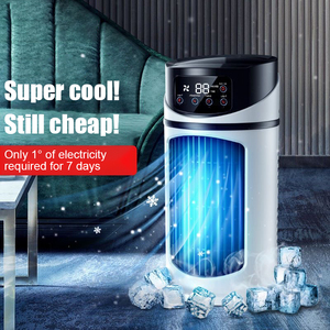 Ventilateur évaporatif sans pales <span class=keywords><strong>en</strong></span> plastique avec humidification et minuterie, refroidisseur d'<span class=keywords><strong>air</strong></span> portable pour la maison et la voiture - Product Image 5