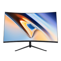Moniteur à écran incurvé sans cadre 75Hz 165Hz 180Hz 23.8 27 32 pouces moniteur PC haute luminosité pour les jeux d'entreprise