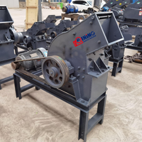 Concasseur à marteaux mobile mini 10tph à prix d'usine pour calcaire, minerai d'or, charbon