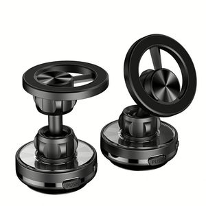 Solar Magnetic Holder Central Control <b>Screen</b> Car Dashboard Phone Holder <b>Folding</b> and Rotating Mobile Phone Bracket - Product Image 1