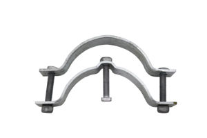 3/4 "ha galvanizzato il supporto del collare del tubo del condotto dell'anello di Modulare con la Base filettata - Product Image 3