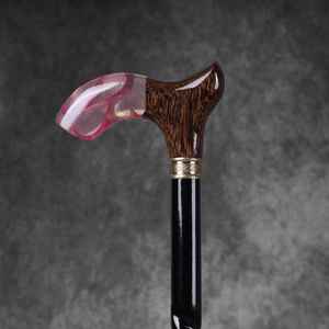 Bâton de marche léger, durable et ergonomique en résine et en bois, idéal pour la randonnée en intérieur et en extérieur - Product Image 5