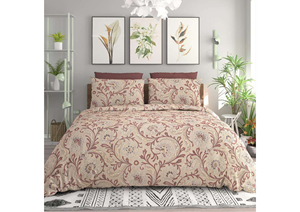 Custom Design Bedspread <b>King</b> <b>Size</b> Flat <b>Sheet</b> Cotton Double Bedsheet with 2 Pillow Cover Hand Block Prints <b>Sheet</b> & Pillow Cases - Product Image 3
