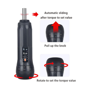 0,6/1,2/3/6N Drehmoment-Schraubendreher 1/4 Voreingestellter Drehmoment-Einstellbarer Messschraubendreher Reparaturwerkzeug <span class=keywords><strong>10</strong></span>-teiliges Ratschenschraubendreher-Set OEM ODM - Product Image 3