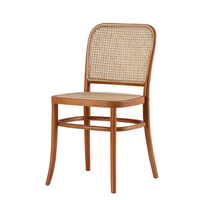 Chaise de salle à manger solide de style rétro américain pour la maison, le bureau, les hôtels, les cafés, les pâtisseries, les restaurants, les mariages – Chaises vintage à dossier croisé