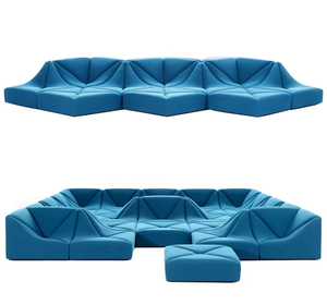 Sofá Duna de Combinación Modular Libre, Sofá Perezoso para Dormir y Recostarse, Conjunto Innovador de Tela con Esponja para Interacción entre Padres e Hijos - Product Image 1