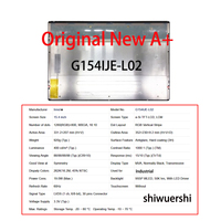 Layar Lcd 15.4 "1280*800 LVDS 30Pin Pengganti LP154W01 TLE1 TLE5 TLAC A3K2 G154IJE L02 G154EVN01.0 G154ICE LH1 G154I1 LE1
