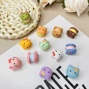 Hello Kitty Themed Pendants Zinc Alloy Mini Cartoon Charms For DIY Jewelry Unisex <b>Gift</b> Accessory - Product Image 3