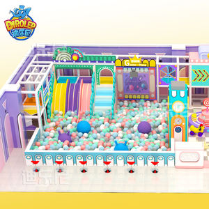 Area Giochi Morbida Personalizzata a <span class=keywords><strong>Tema</strong></span> Morandi per Bambini con Piscina di Palline, Scivoli e Trampolino - Product Image 2