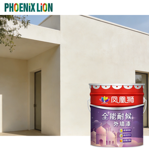 Revêtement mural imperméable adhésif excellent pour l'extérieur des maisons, application respirante par pulvérisation, émulsion pure ignifuge - Product Image 4