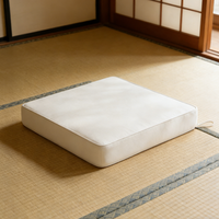 Coussins de siège de chaise de jardin/patio carrés matelassés imperméables en mousse à mémoire de forme, chauffants et réglables électriquement pour le soutien lombaire