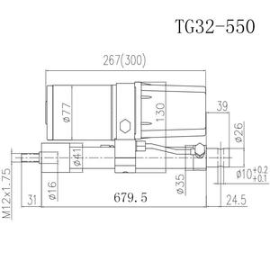 Dispositif d'évacuation directement du fabricant, actionneur hydraulique miniature, actionneur CC - type cylindre - Product Image 5