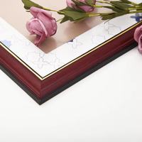 Cadre de diplôme en bois de cerisier de qualité supérieure |   Support mural en bois massif sur mesure pour certificats, décoration de la maison et du bureau