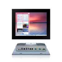 PC industriel embarqué Linux Win 11 IP66, écran tactile 12,1 pouces, étanche à l'avant, PC industriel tout-en-un 12e génération I3