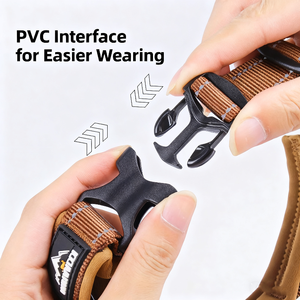 <span class=keywords><strong>Collar</strong></span> para mascotas antichoque reflectante de nailon ajustable acolchado con esponja para perros medianos con accesorio de correa - Product Image 5