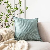 Housses de coussins de canapé en jacquard métallique abstrait de luxe pour la décoration intérieure - Vente en gros
