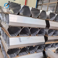 Profil aluminium industri ekstrusi 6061 6063 4040 standar Eropa aluminium Aloi profil bunga lubang aluminium