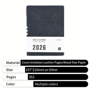 2026 Personal Erasable <b>Journal</b> Notebook Imitation Leather Calendar Notebooks with Wood-free Paper - Product Image 6