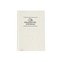 Cuaderno de Gratitud Diario Original con Cubierta de Tela Cosida, 100 Hojas, SYC, Felicidad, Mindfulness, Reflexión, A5