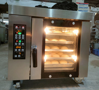 Équipement de boulangerie commerciale haute productivité, four à convection à gaz à circulation d'air chaud à 10 plateaux pour la fabrication du pain