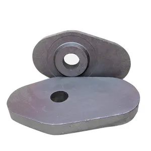 Plaque de porte coulissante de poche de briques réfractaires de porte coulissante certifiée ISO9001 pour l'industrie sidérurgique et sidérurgique
