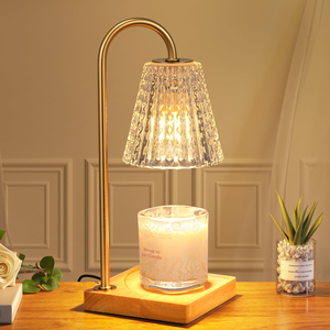 Lámpara Calentadora de Cera sin Llama de Lujo para Dormitorio, Eléctrica USB, para Aromaterapia con Aceites Esenciales - Product Image 1