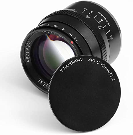 TTartisan APS-C 50 мм F1.2 объектив камеры с ручной фокусировкой совместим с Nik на Z50/ZFC/Z6/Z7/Z5/Z6II Micro Single Camera