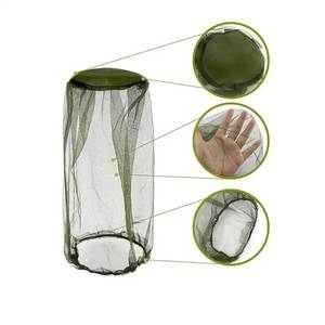 Môi trường muỗi Net mosquitotrap Net bên ngoài mặt Bìa comping du lịch cắm trại ngoài trời Survival chống muỗi đầu Net - Product Image 2