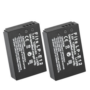 JHTC 锂离子充电电池组 1200mAh 适用于 Rebel SL1 100D Kiss X7 EOS <span class=keywords><strong>M</strong></span> 系列相机 LP-E12 - Product Image 6