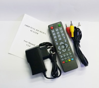 Mini Full HD 1080P Plastik Dijital HDD Medya Oynatıcı, SD Kart/USB AV VGA Çıkışlı