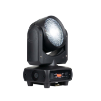 Projecteur LED RVBW 4-en-1 de 120W à tête mobile avec source lumineuse réglable, contrôle DMX512/activation sonore pour utilisation sur scène
