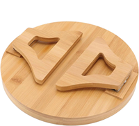 Plateaux de rangement en bambou pour accoudoir de canapé avec porte-gobelet et table, vente en gros d'usine