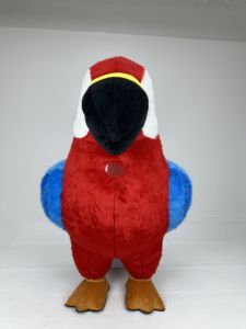 2.6m <span class=keywords><strong>bleu</strong></span> peluche EVA gonflable <span class=keywords><strong>perroquet</strong></span> mascotte Costume pour adultes imprimé personnes casque pour fête carnaval Halloween noël - Product Image 3