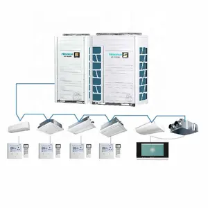 Hisense Multi Zona Função Completa Ar Condicionado dc Inversor Vrv/vrf Sistema Industrial Ar Condicionado Para O Escritório Ware House