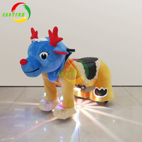 Jouet en peluche électrique pour enfants avec jeton de parc d'attractions Animal Ride Party Animal Ride On Toy For Mall