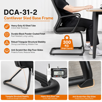 Chaise de bureau ergonomique moderne à dossier haut en maille, avec support lombaire, accoudoirs réglables, pivotante à 360 degrés, réglage de hauteur par vérin à gaz, chaise de travail informatique
