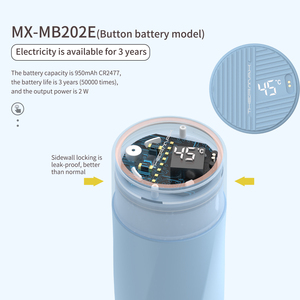 Nouvelle gourde isotherme intelligente en acier inoxydable avec affichage numérique LED 360 ml, isolation thermique 12-24h pour usage extérieur et hôtelier - Product Image 2