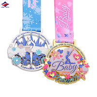 Fabricant de médailles en alliage de zinc Longzhiyu médailles de danse en émail moulé sous pression en métal médailles de gymnastique sportive en gros