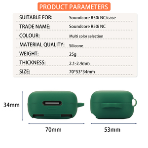 Vente chaude pour les étuis pour écouteurs Anker Soundcore R50i NC, étui pour écouteurs sans fil TWS, housse en silicone pour écouteurs en TPU, pour coque <span class=keywords><strong>airpods</strong></span> - Product Image 5