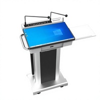 Pupitre interactif électronique intelligent à écran tactile avec affichage numérique de 32 pouces pour l'éducation en salle, les événements religieux et les discours