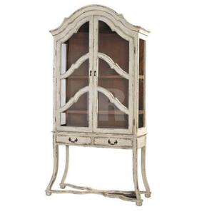 Estantería Clásica y Elegante para Decoración del Hogar, Librería de Madera Sólida con Puertas de Vidrio - Product Image 2