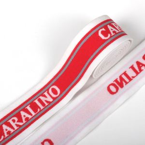 Cinturón Elástico Personalizado de Nailon, Poliéster y Látex con Logotipo Jacquard - Product Image 1