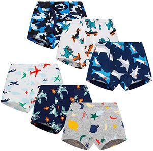 Confezione da 6 Boxer per Bambini, Intimo Maschile alla Moda in Cotone Traspirante - Product Image 2