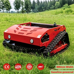 Cortadora de Césped Autopropulsada con Control Remoto, Certificación CE, Motor de Gasolina de 4 Tiempos y 9 HP, Refrigeración por Aire Forzado, para Uso en Pendientes, Bricolaje - Product Image 1